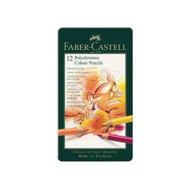 Polychromos faber-castell matite per artisti 12 pz