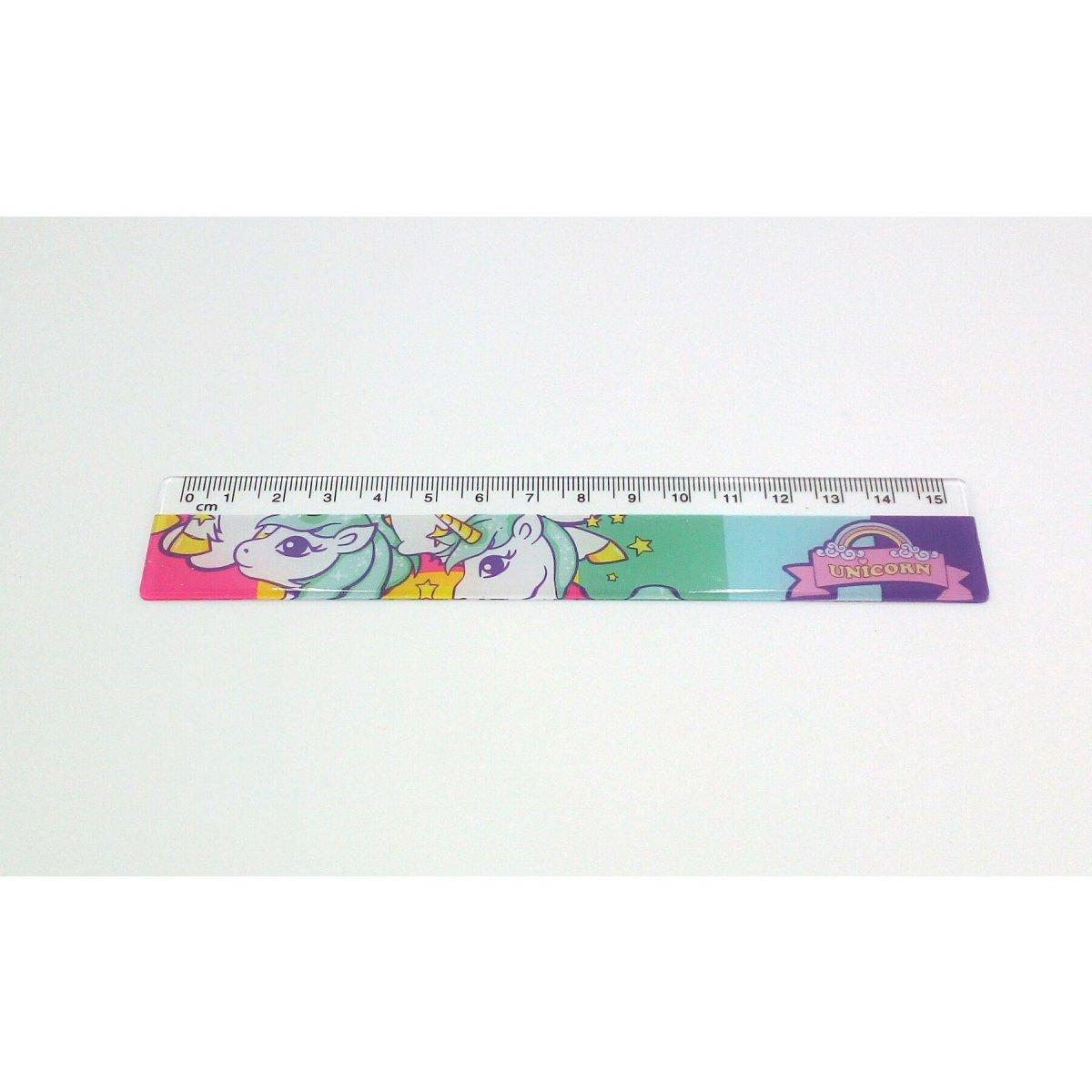 Righello  unicorno 15 cm