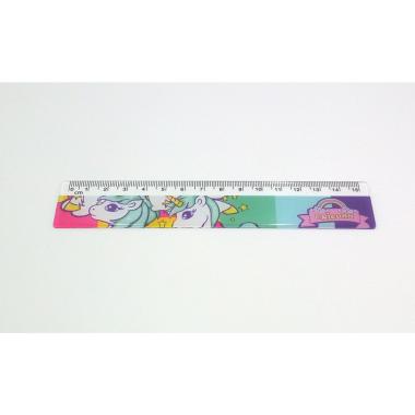 Righello  unicorno 15 cm