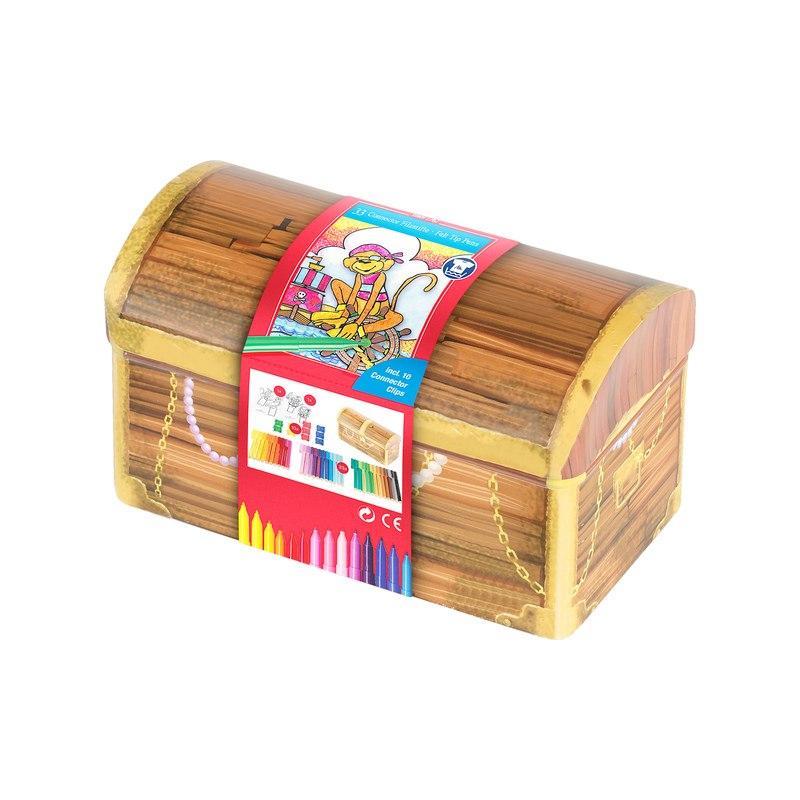 Scrigno  del tesoro 33 connectors pens faber-castell