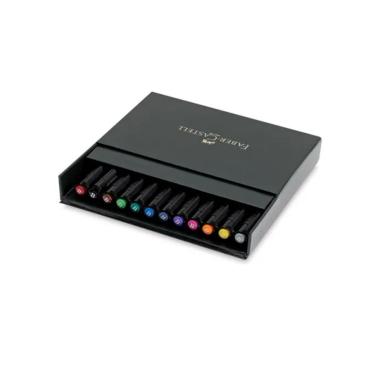 Gift box in simil pelle pitt artist pen con 12 colori