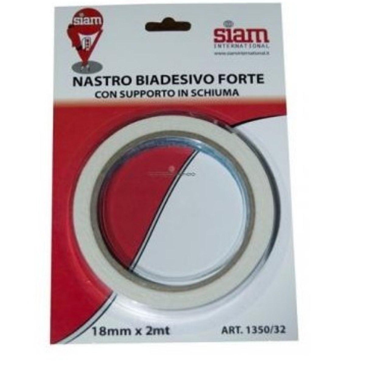 Nastro biadesivo forte 18 mm x 2 mt