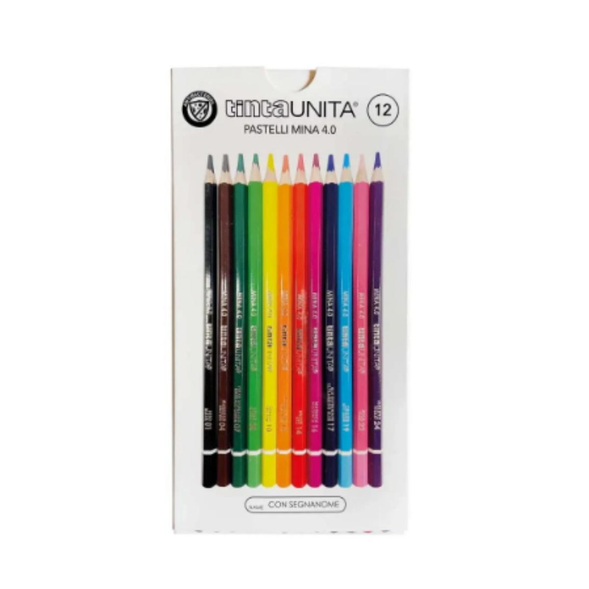 Pastelli a matita 4,0 tintaunita 12pz
