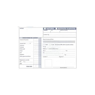 Ricevute/fatture d'affitto 2 copie