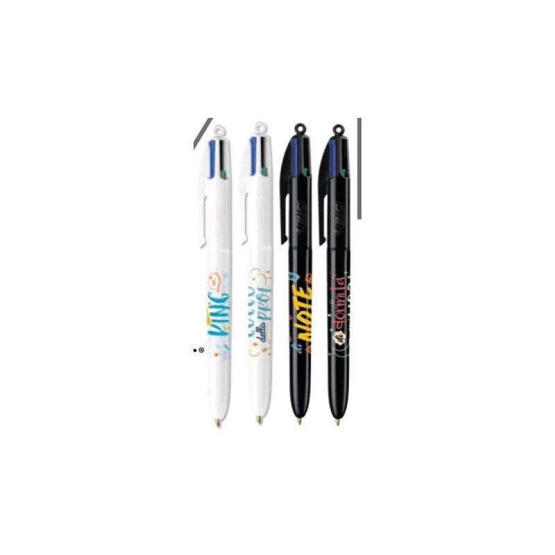 Penna bic 4 colori message