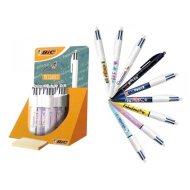 Penna bic 4 colori message