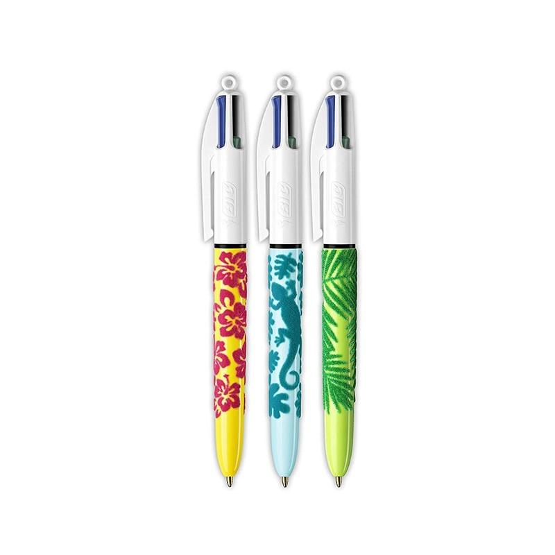 Penna bic 4 colori velvet