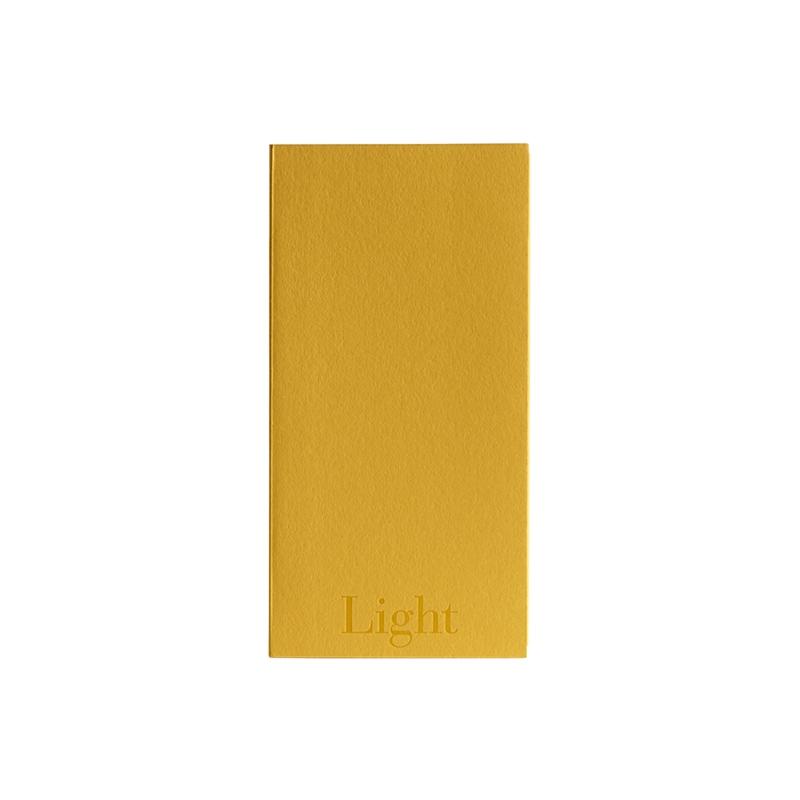 Taccuino italian types light giallo pagine bianche
