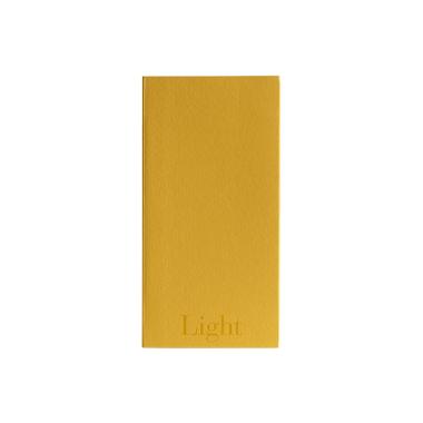Taccuino italian types light giallo pagine bianche