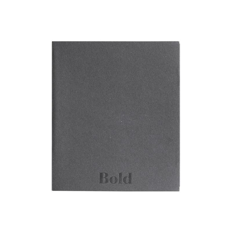 Taccuino italian types bold ardesia 1 rigo