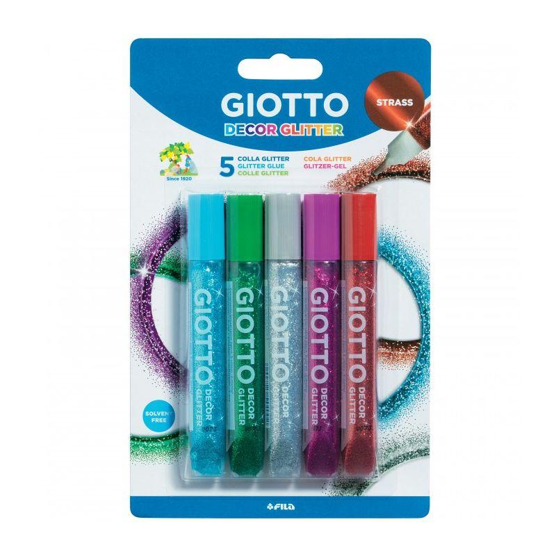 Colla giotto glitter strass