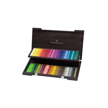 Matite colorate acquerellabili in valigetta in legno 120 pz