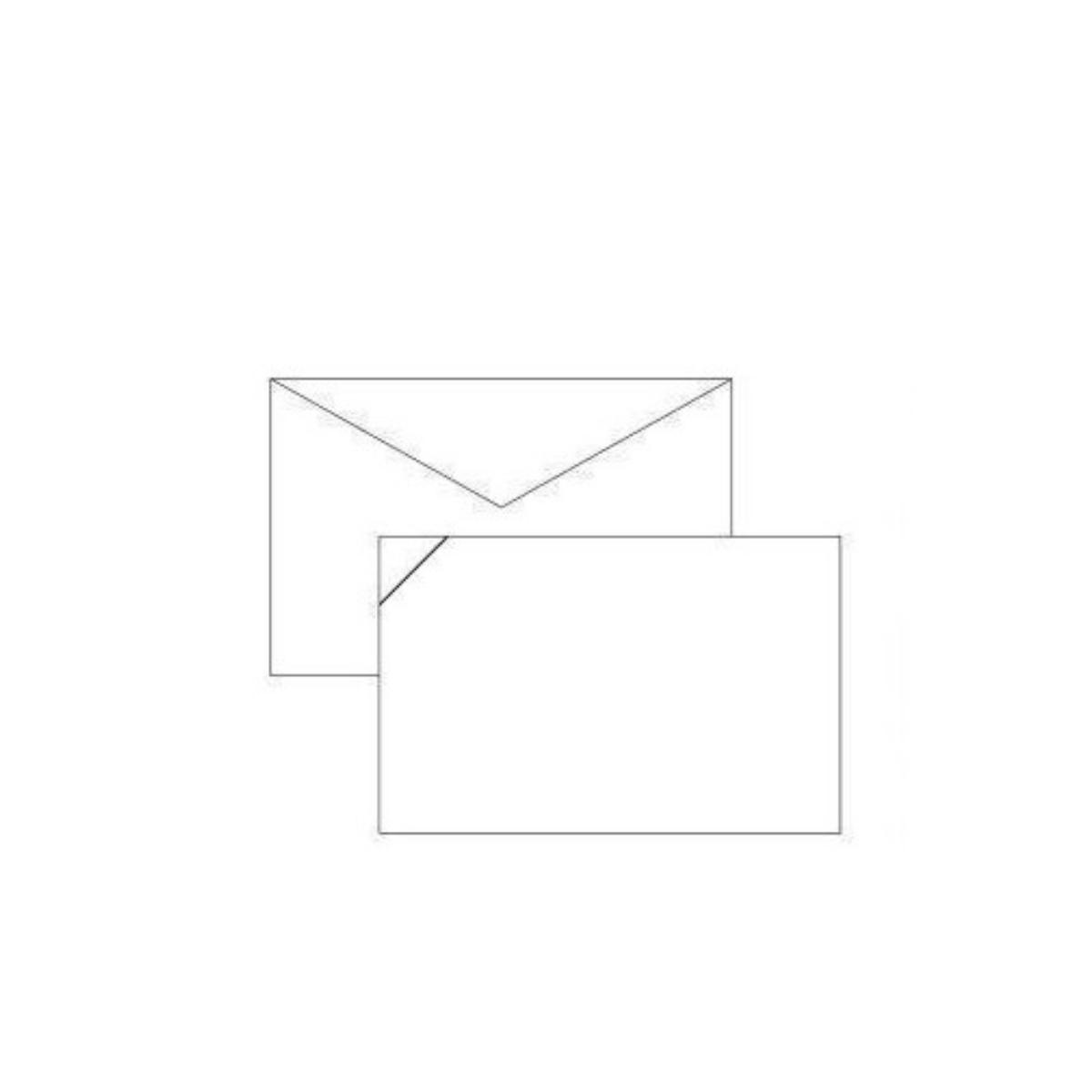 Biglietto lutto bianco