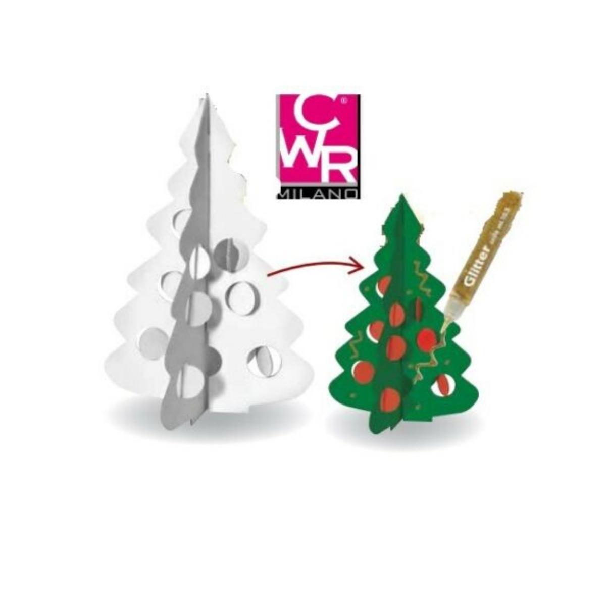 Albero 3d in cartone cm 30x20
