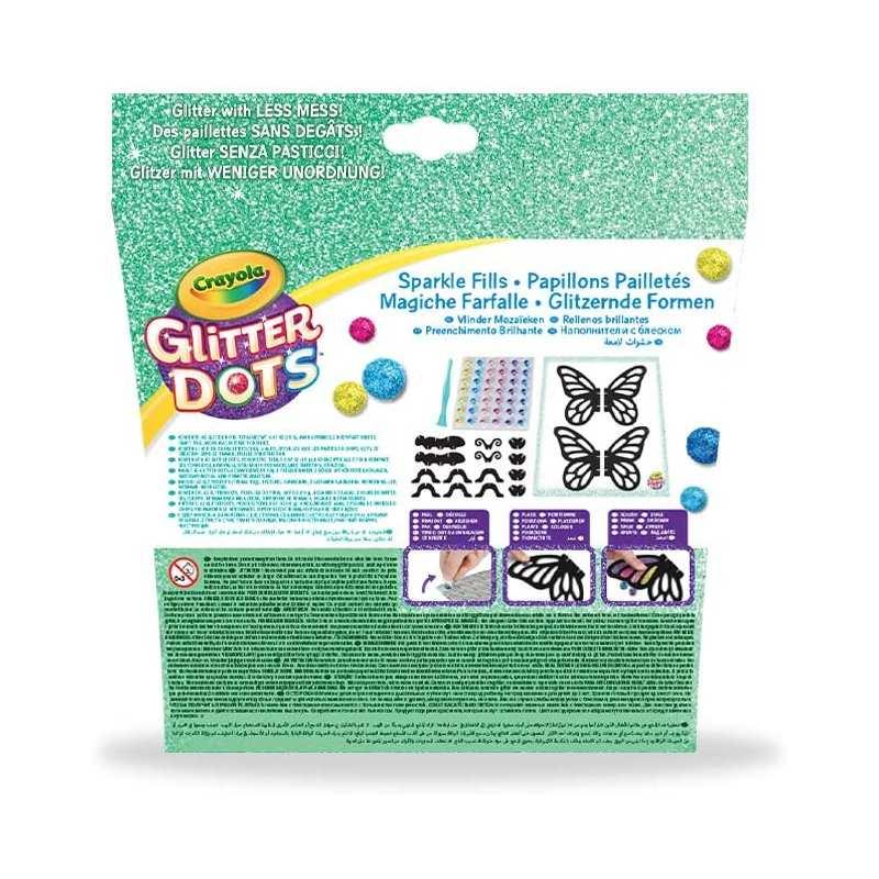 Glitter dots magiche farfalle crayola