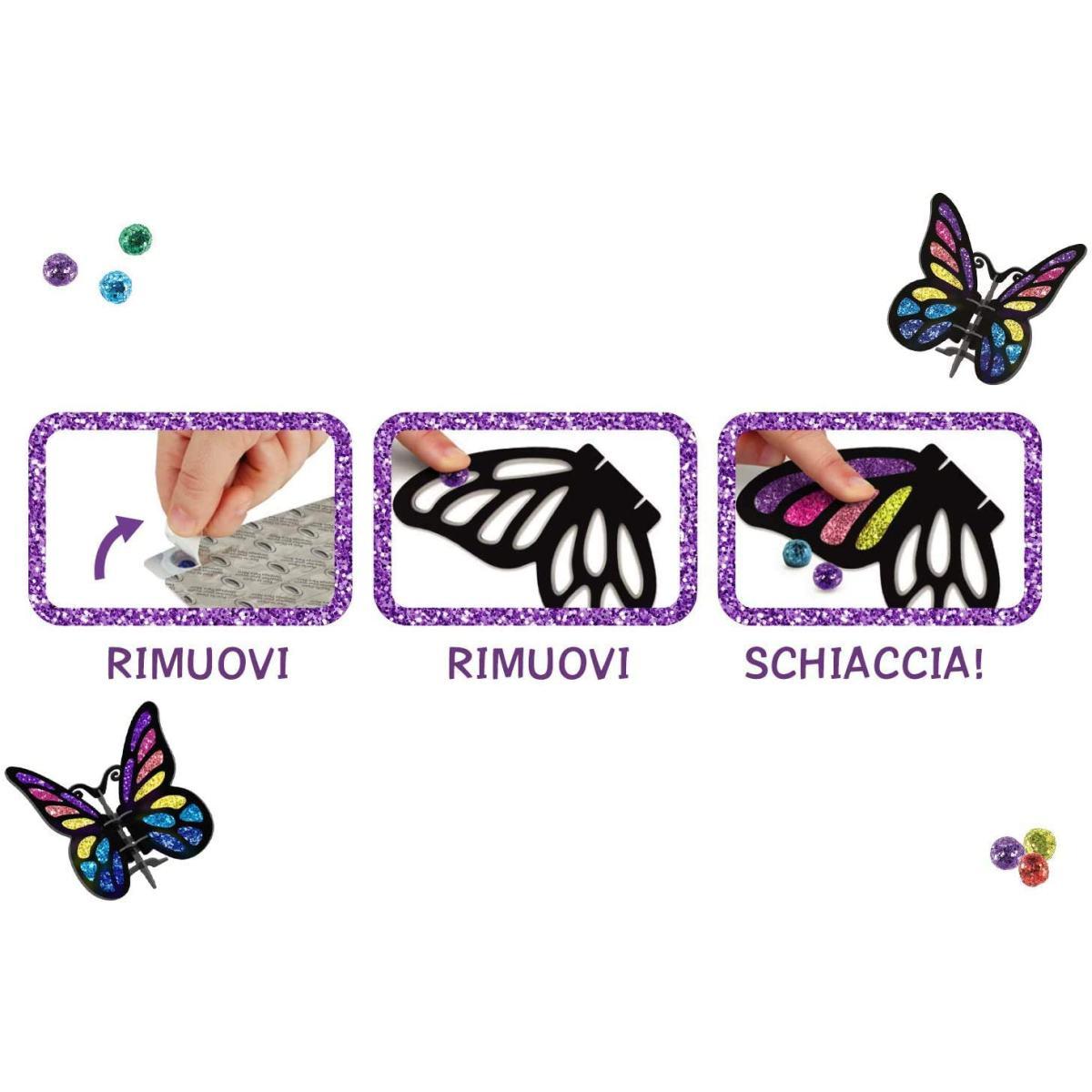 Glitter dots magiche farfalle crayola