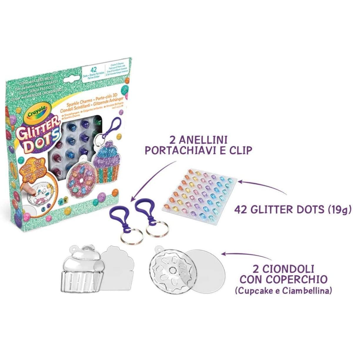 Glitter dots ciondoli scintillanti