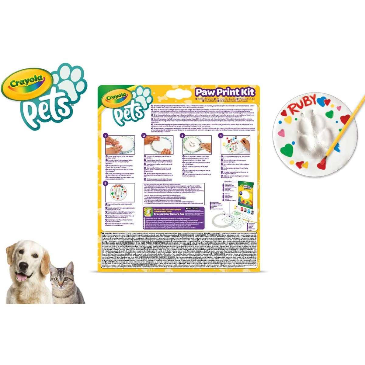 Pets set crea l'impronta forma cerchio