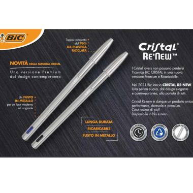 Penna bic cristal re' new