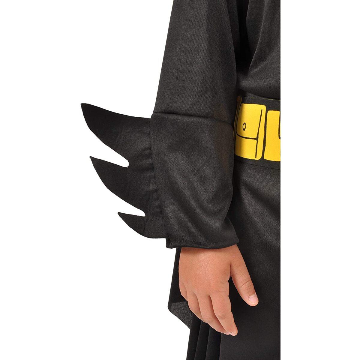 Costume batman c/muscoli nero 8/10