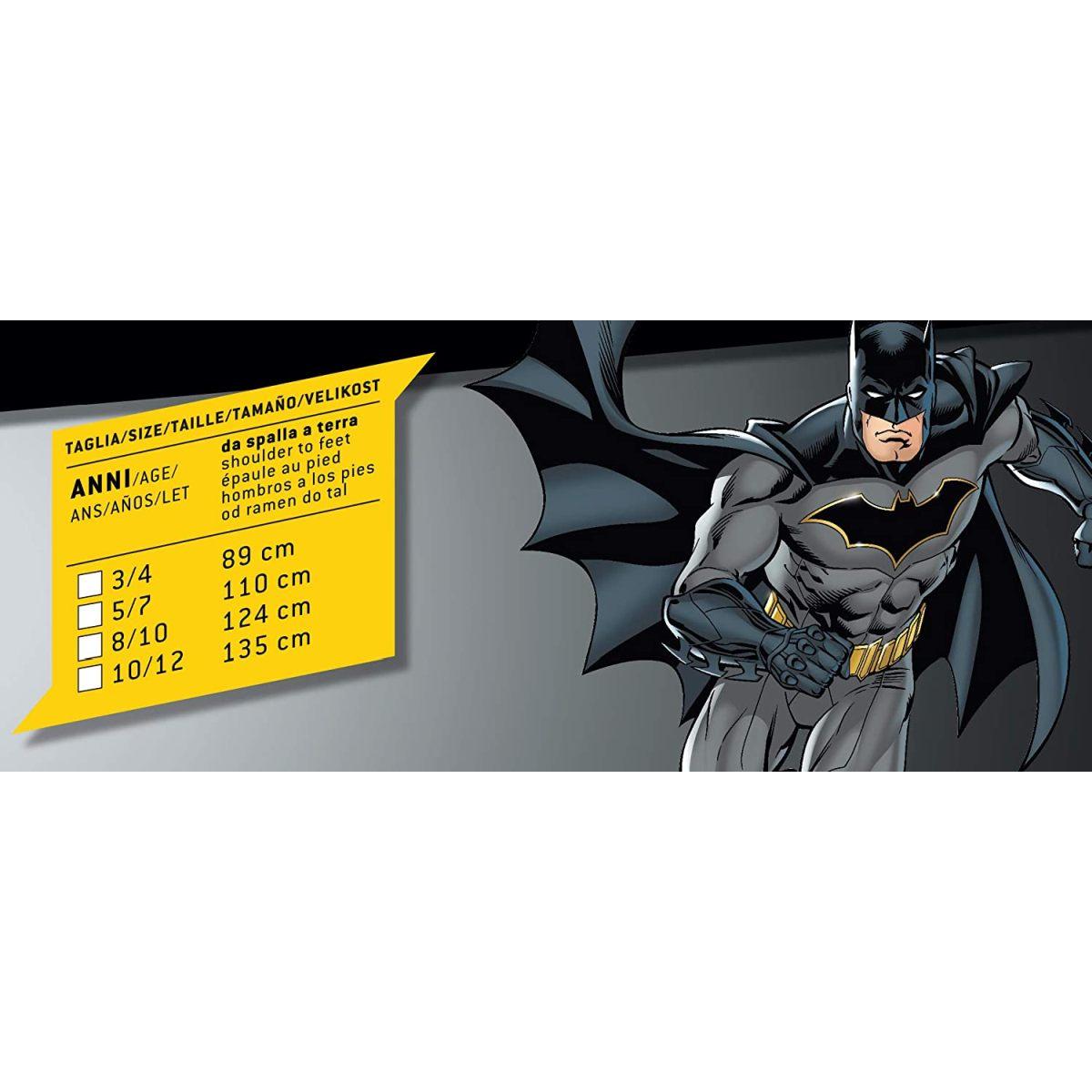 Costume batman c/muscoli nero 8/10