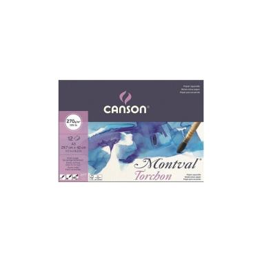 Blocco montval 12f a3 270gr.