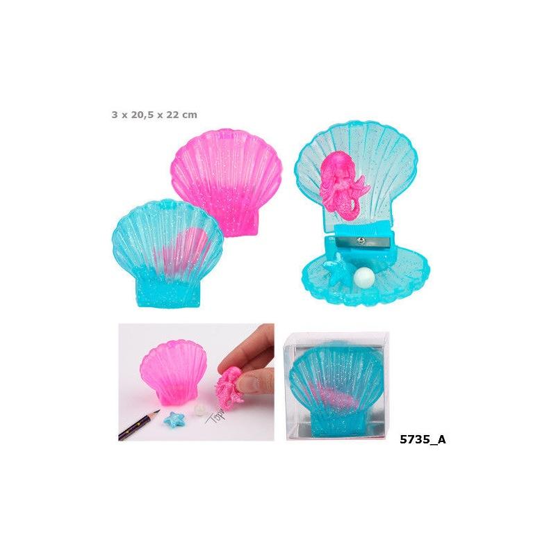 Temperamatite e gomma top model conchiglia