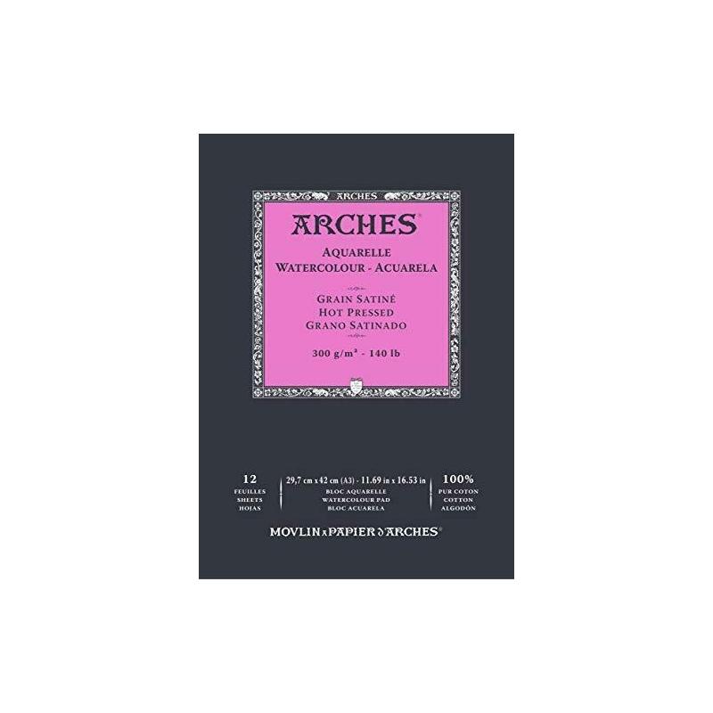 Blocco arches aquarelle watercolour a3 300 g