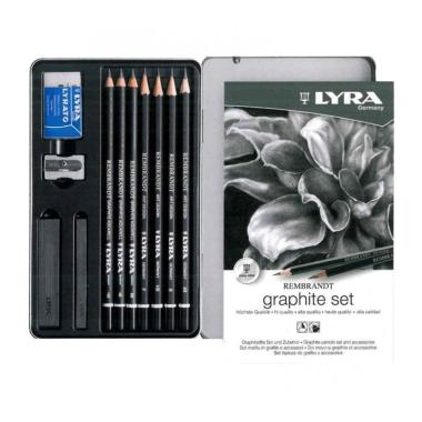 Set matite in grafite e accessori