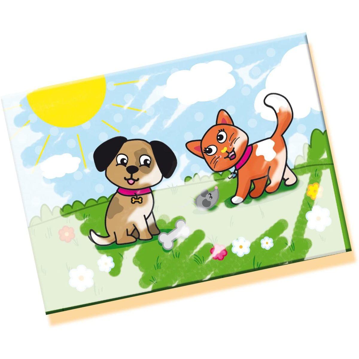 My first colouring with water