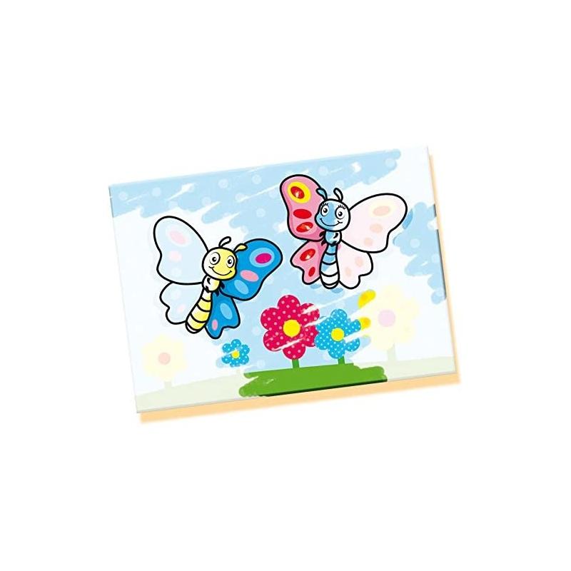 My first colouring with water