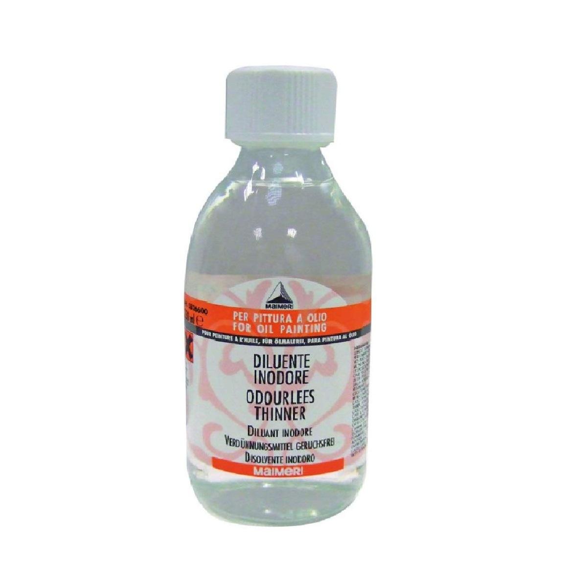 Maimeri diluente inodore 500ml per pittura a olio