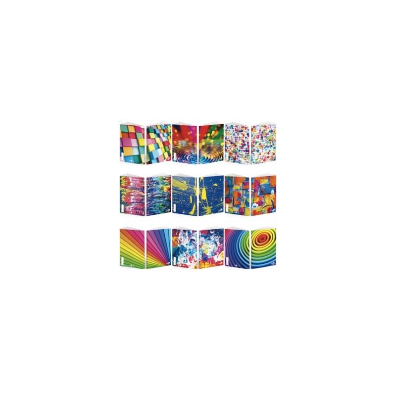 Maxi quaderno a4 96 pag different arcobaleno