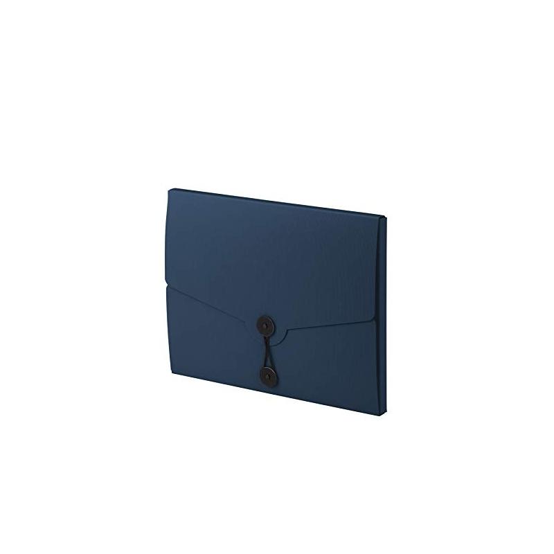 Soho cartella 3 lembi a4 colore blu navy