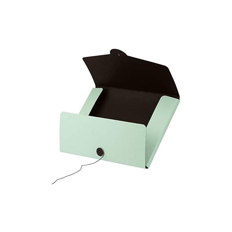 Soho cartella 3 lembi 235x310x15 mm colore verde menta