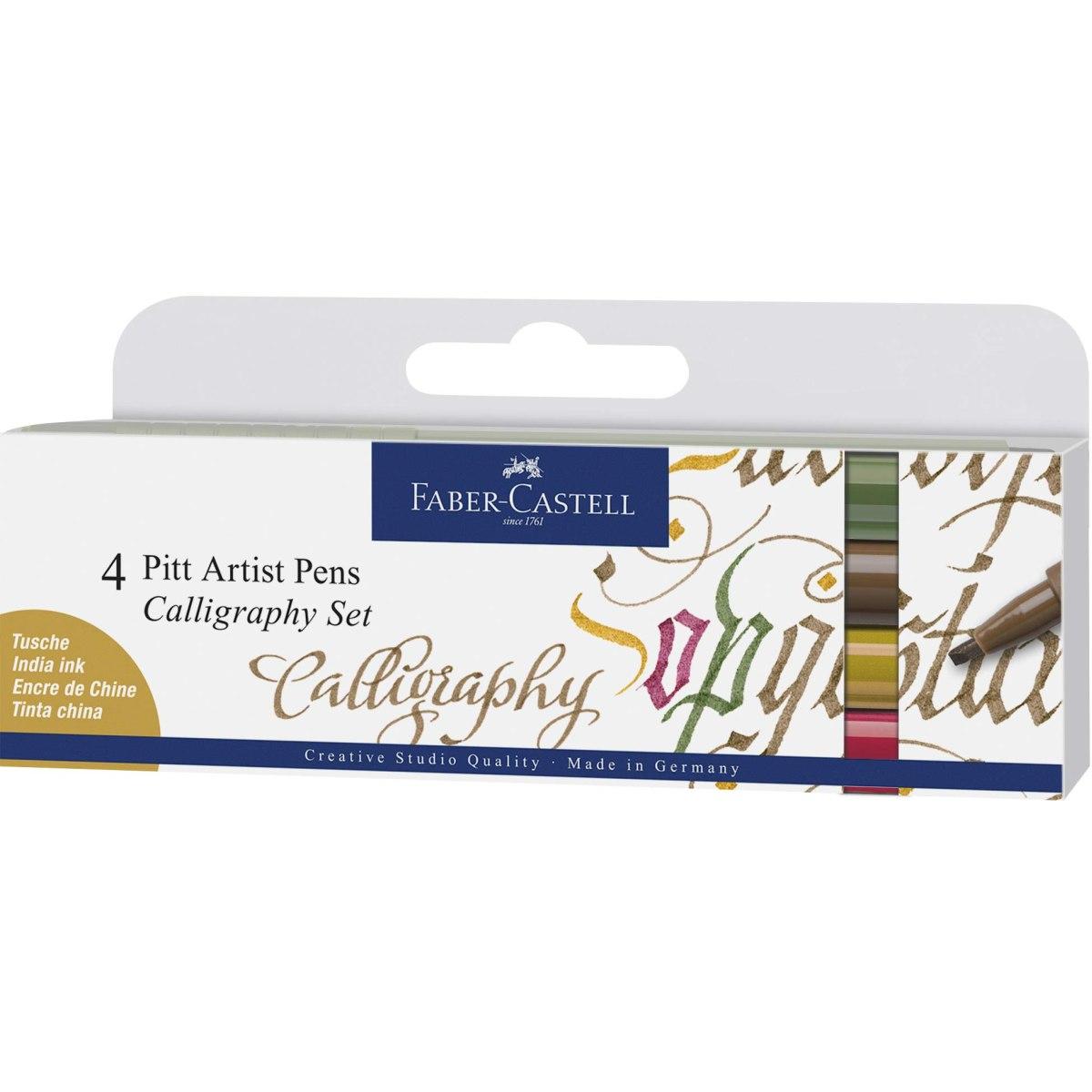 Bustina con 4 pitt artist pen calligraphy (68-74-27-78)
