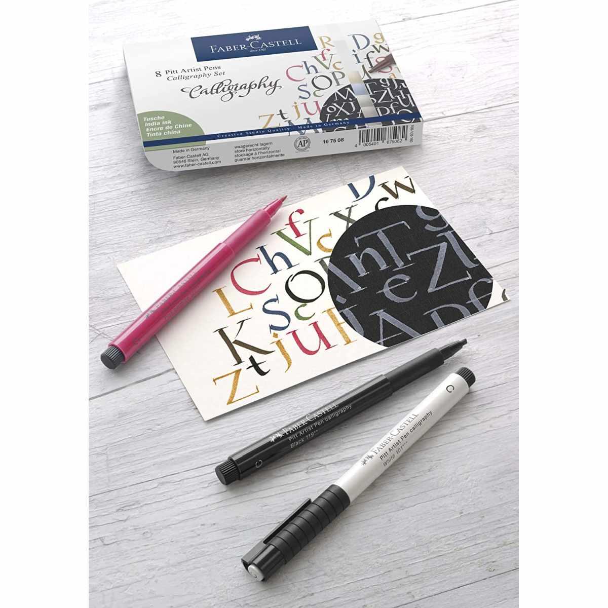 Bustina con 4 pitt artist pen calligraphy (68-74-27-78)