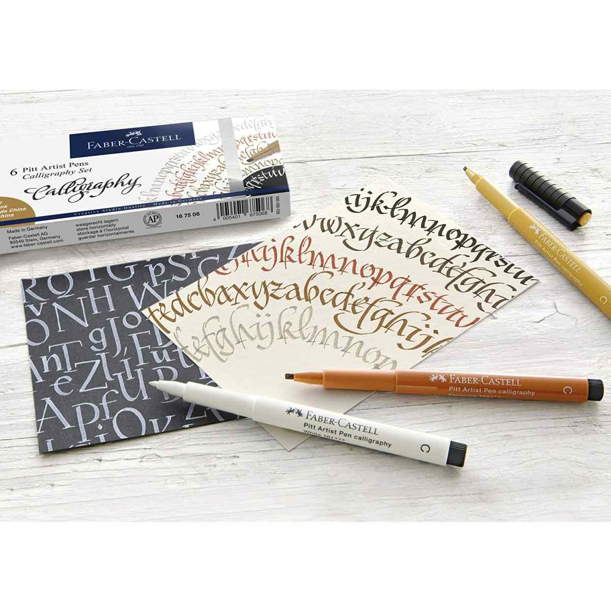Bustina con 4 pitt artist pen calligraphy (68-74-27-78)