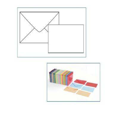 Biglietto e busta in blister conf. 10/10pz f9