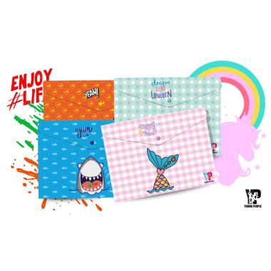 BUSTA CON BOTTONE YOUNG PEOPLE