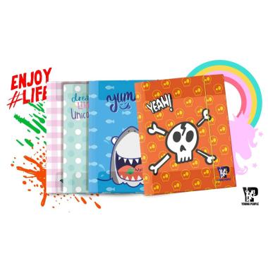 Cartelle c/elastico 26x36 young people