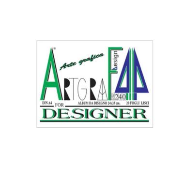 Artgraf album f4 ruvido 24x33 240gr/mq 20 fg