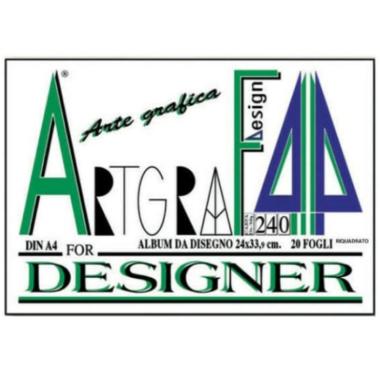 Artgraf album f4 riquadrato 24x33 240gr/mq 20 fg