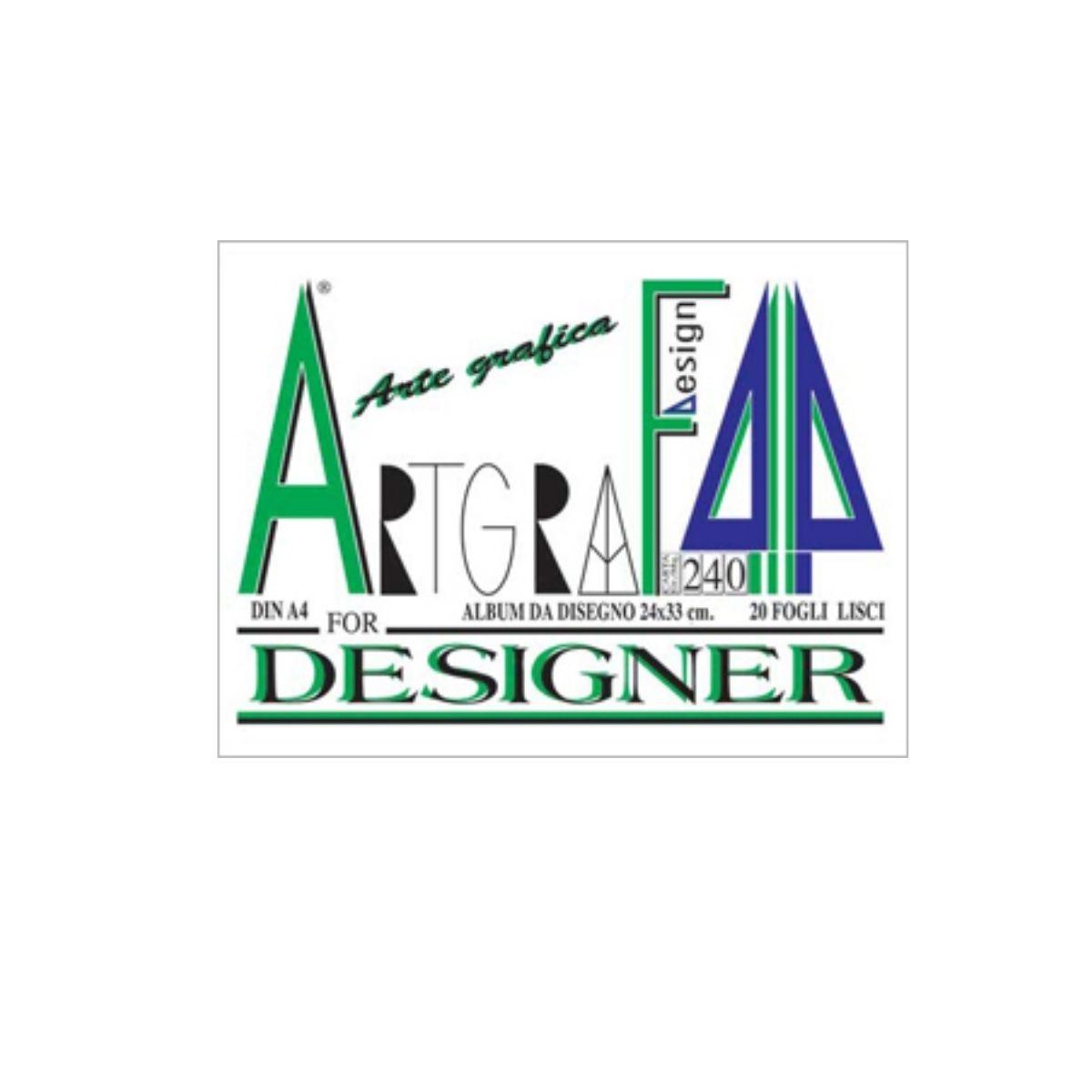 Album artgraf f4 33x48 liscio 240gr/mq