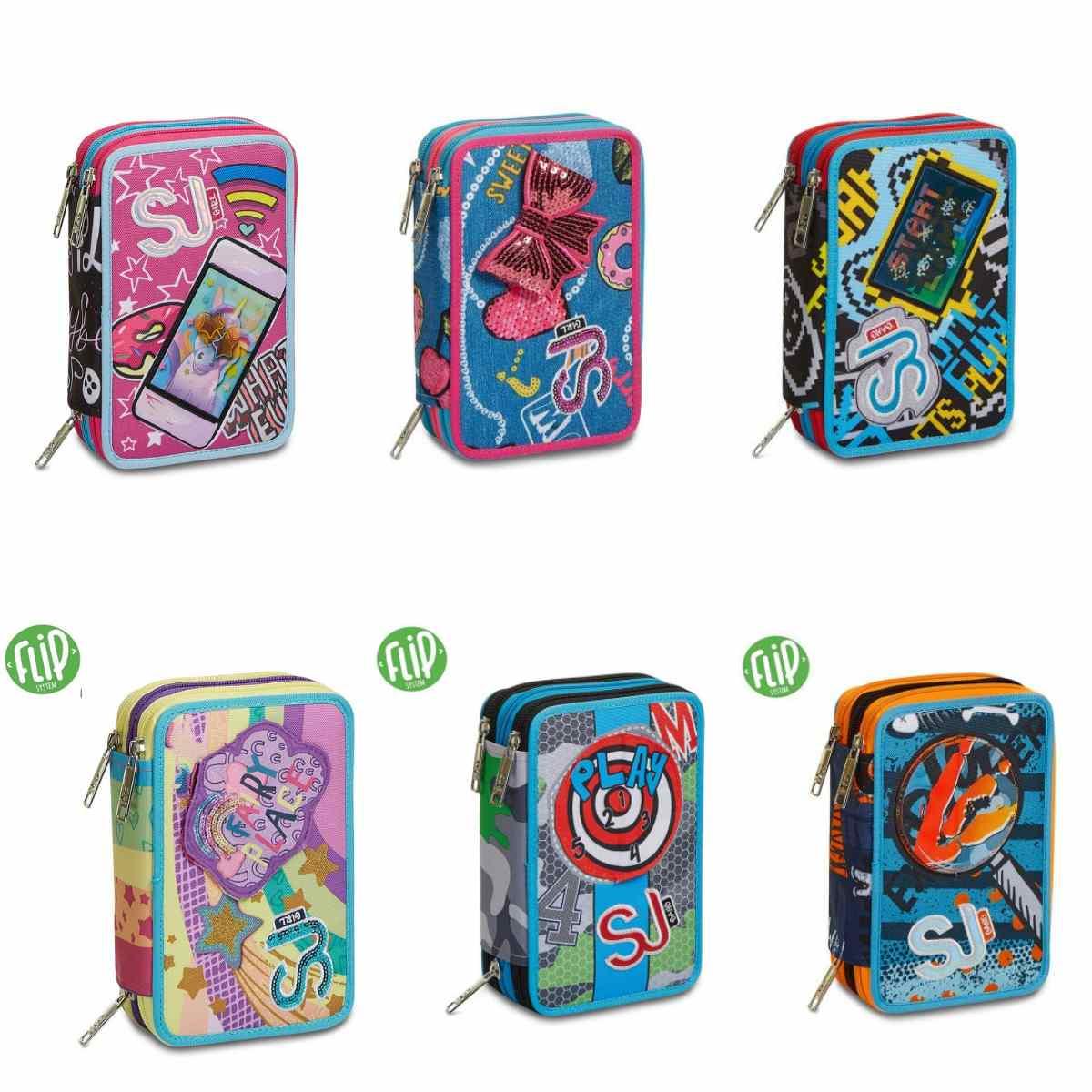 Astuccio 3 zip sj gang boy e girl