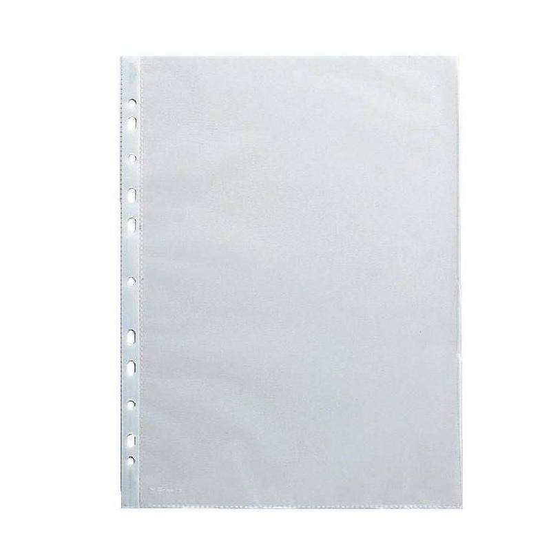 Buste forate universale  22x30 cm  alto spessore liscie - 50 buste