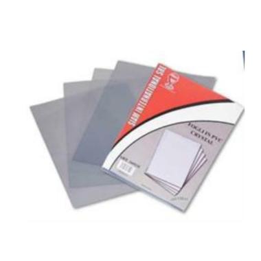 Fogli in pvc crystal 150 micron