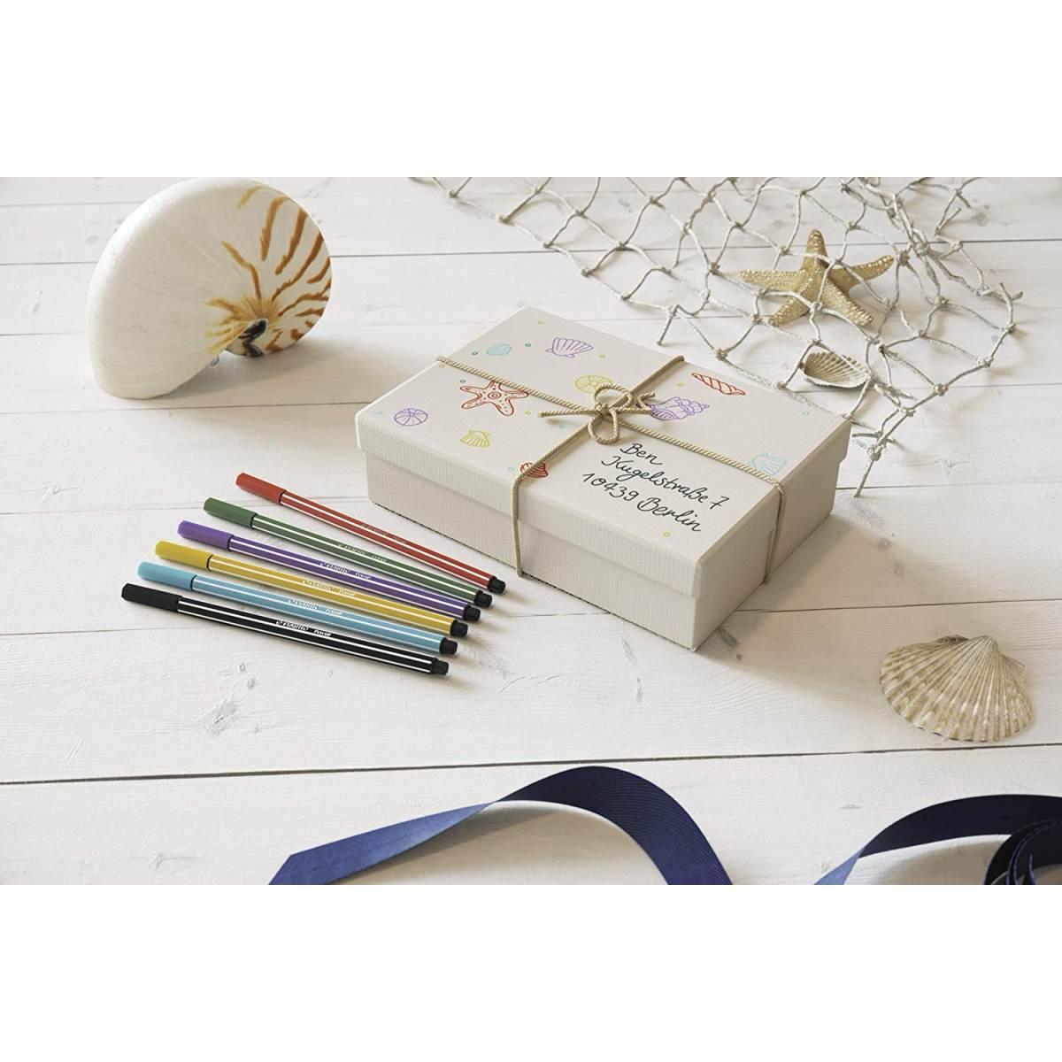 Stabilo pennarello pen 68 pastel set 8 pz.