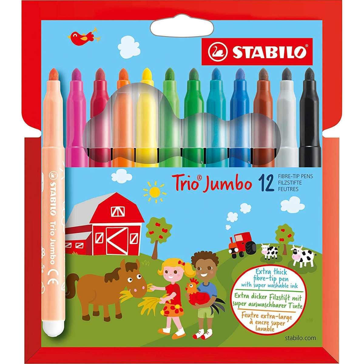 Stabilo trio jumbo da 12 pz