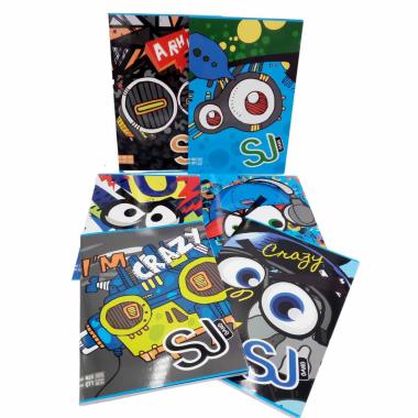 Maxi quaderno a4 96/100 sj gang facce boy